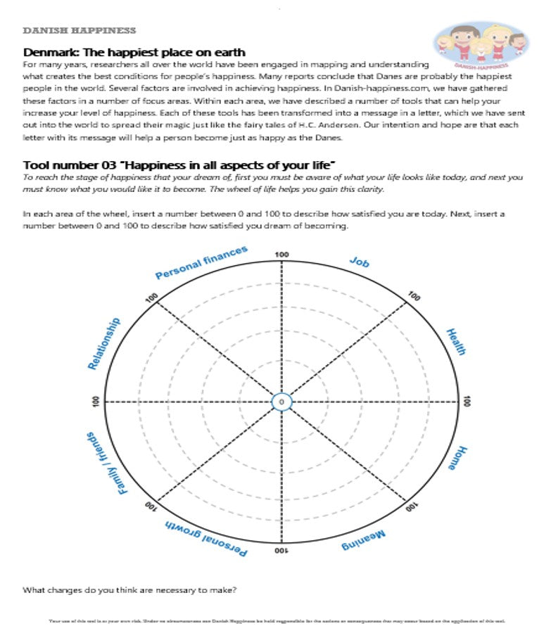 Tool number 03 ”Happiness in all aspects of your life”